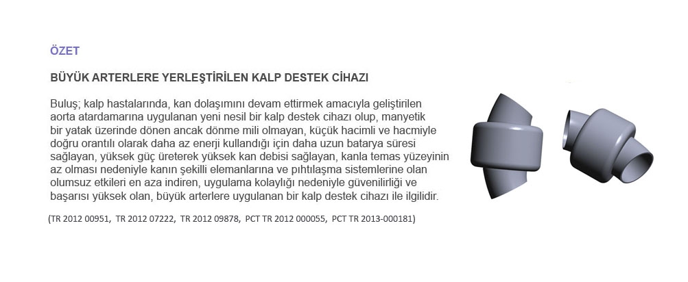 Transarteriyel kalp destek cihaz